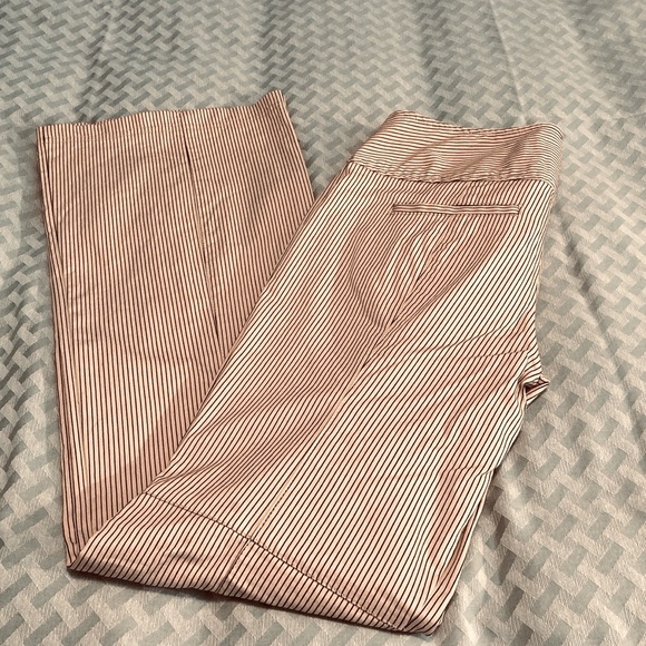 Nanette Lepore Vintage Ivory Mid Rise Wide Leg Pants Size 4 - Picture 4 of 9